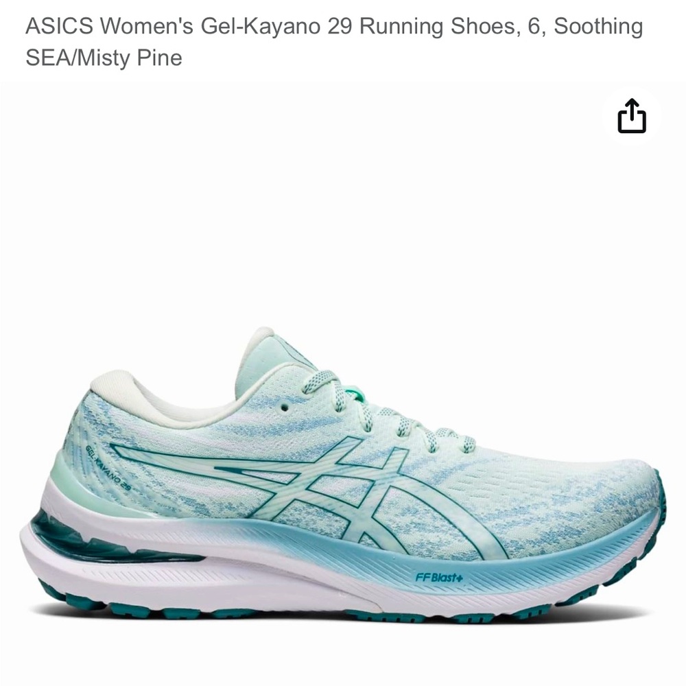 ASICS Gel-Kayano 29 in Sea/Misty Pine, Women’s Size 8, NWOT!!